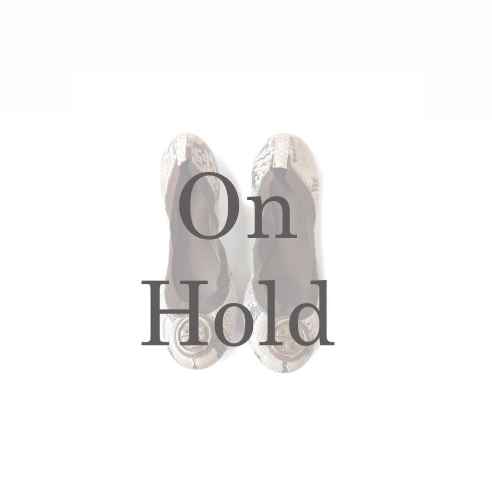 Tory Burch Shoes 7 'Carolina' Brown Snakeskin Ballet Flats *EXCELLENT*